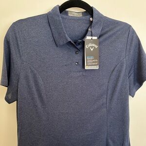 Callaway Women's Golf or Tennis Polo - Medium - Heather Navy Blue